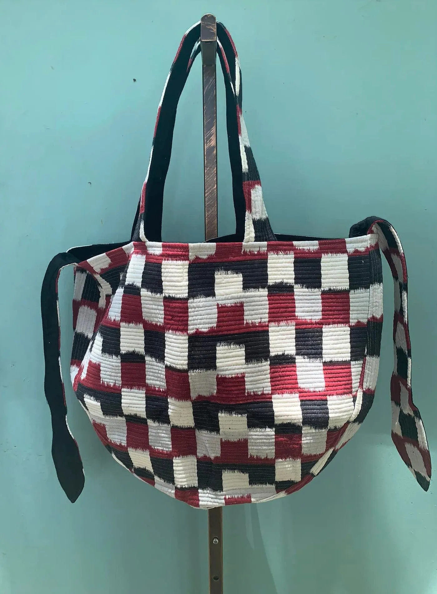 7.19 Suzani Quilted Totes-The Ruby