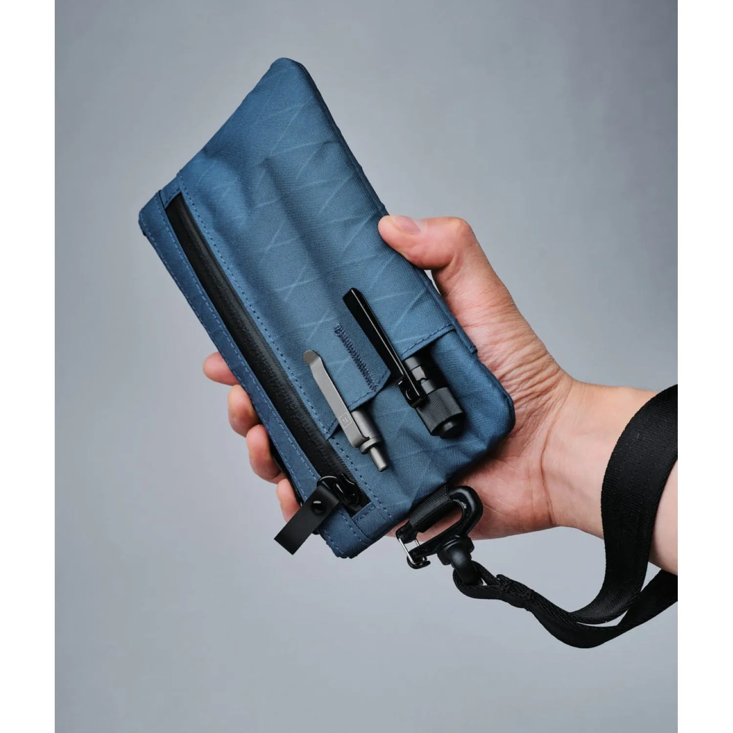 ALPAKA Zip Clutch   Hand Carry Strap