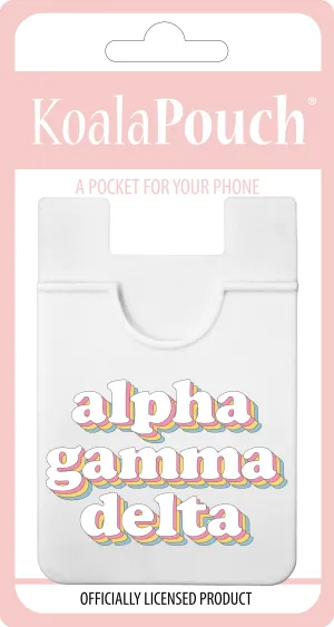 Alpha Gamma Delta Retro Koala Pouch