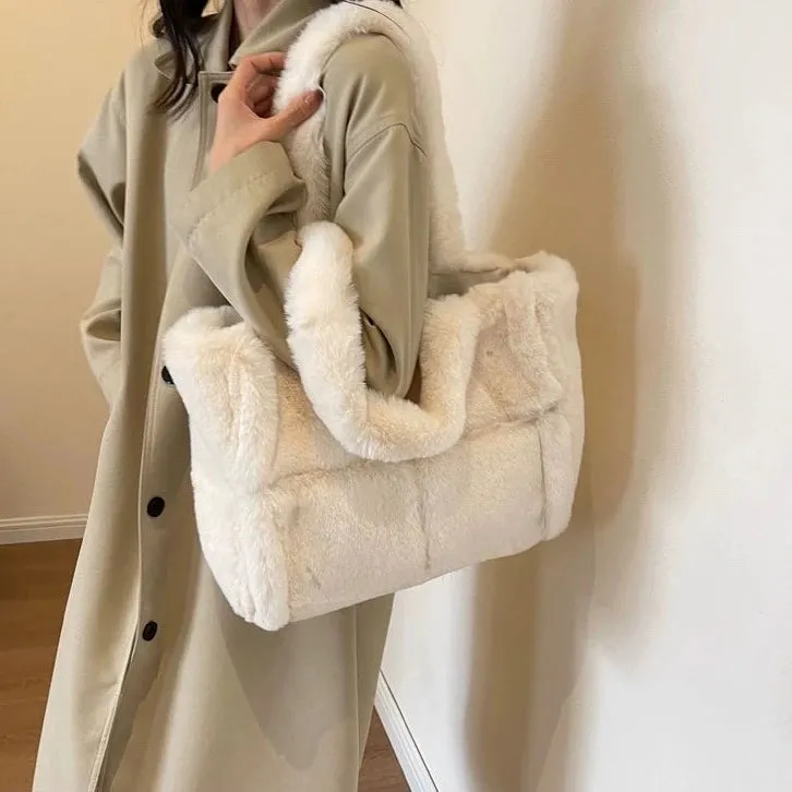 Arden Faux Fur Plush Bag