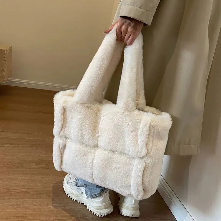 Arden Faux Fur Plush Bag