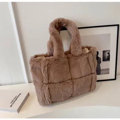 Arden Faux Fur Plush Bag