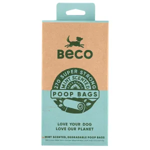 Beco Eco-Friendly Degradable Mint Scented Dog Poop Bags 270pk