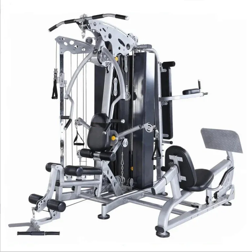 Best Selling 5 mutli function station fitness equipment multi functional trainer for home use fitness equipment