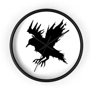 Black Crow Wall clock