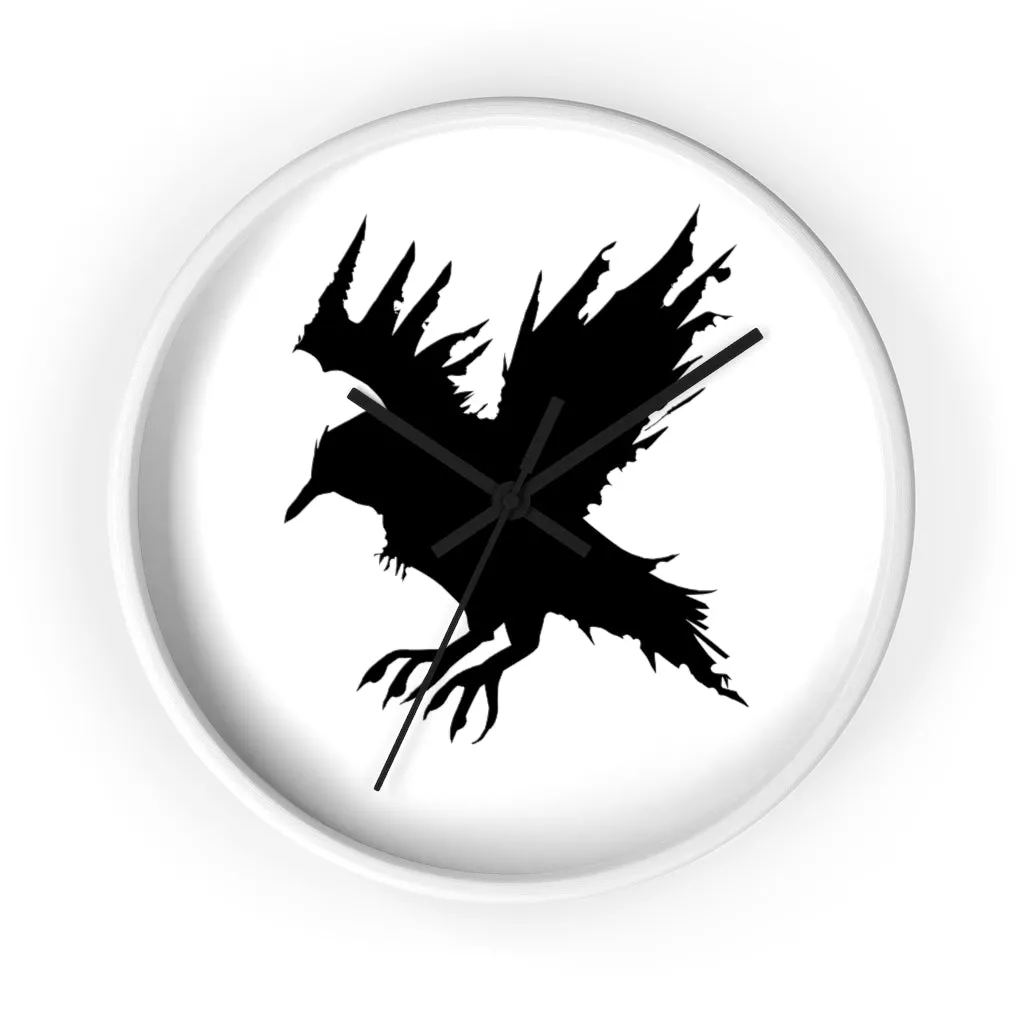 Black Crow Wall clock