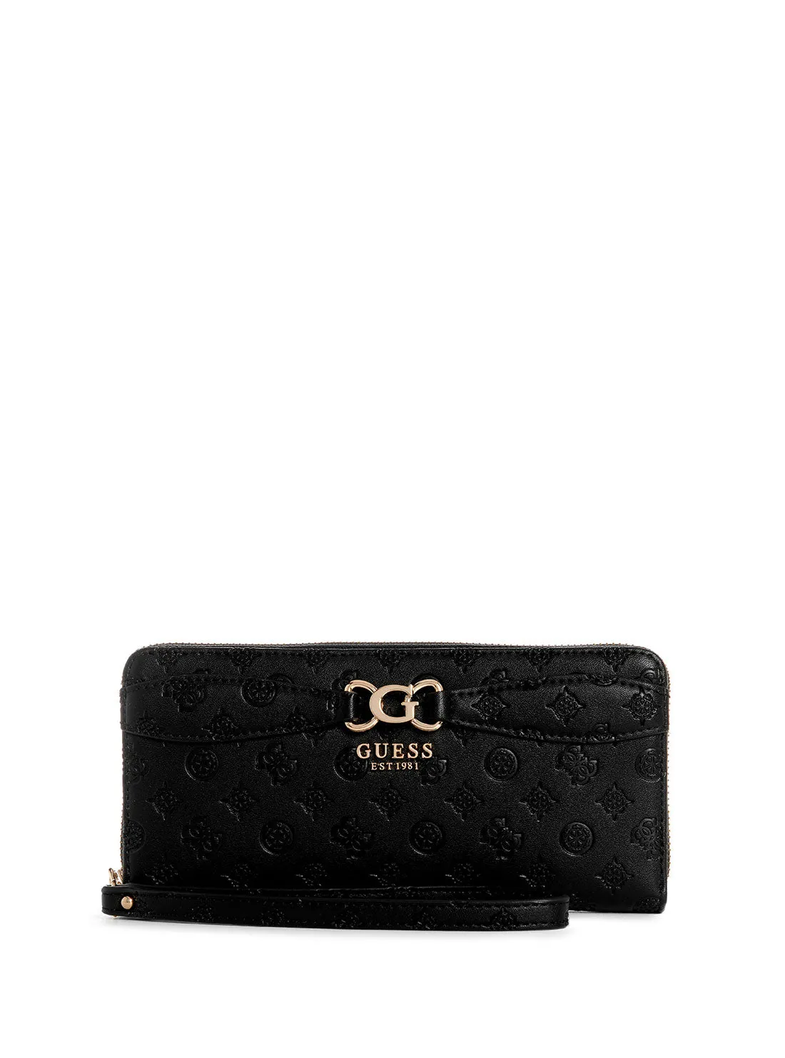 Black Logo Arlena Large Wallet