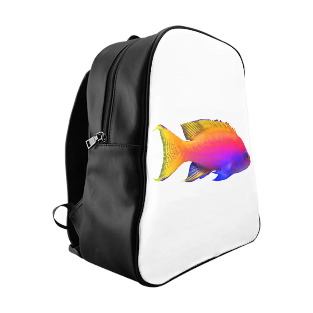 Colored Fish School Backpack