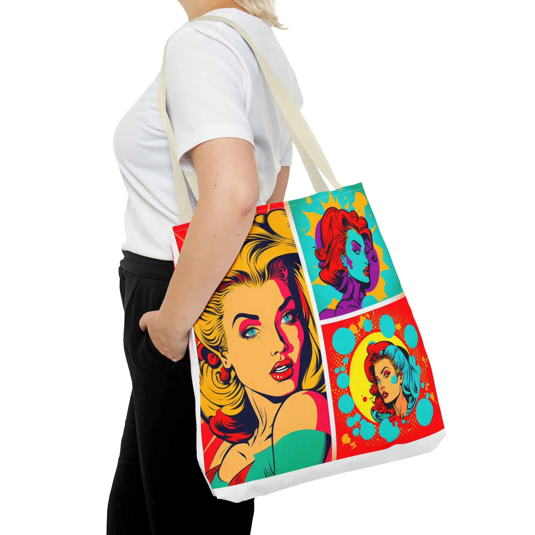 Comic girl Tote Bag