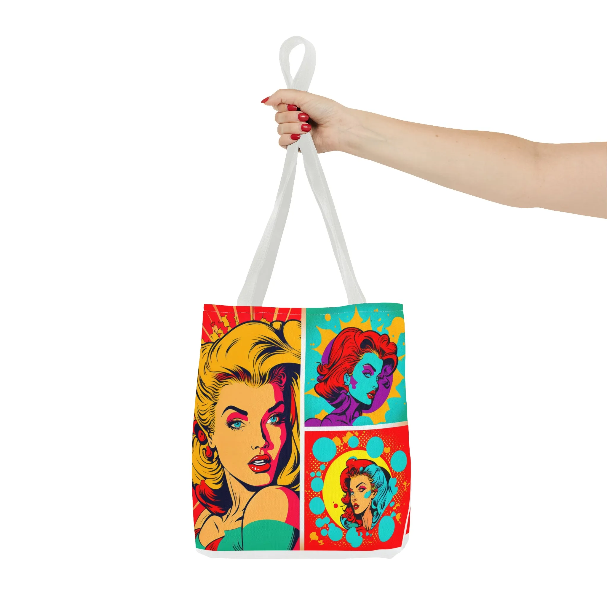 Comic girl Tote Bag