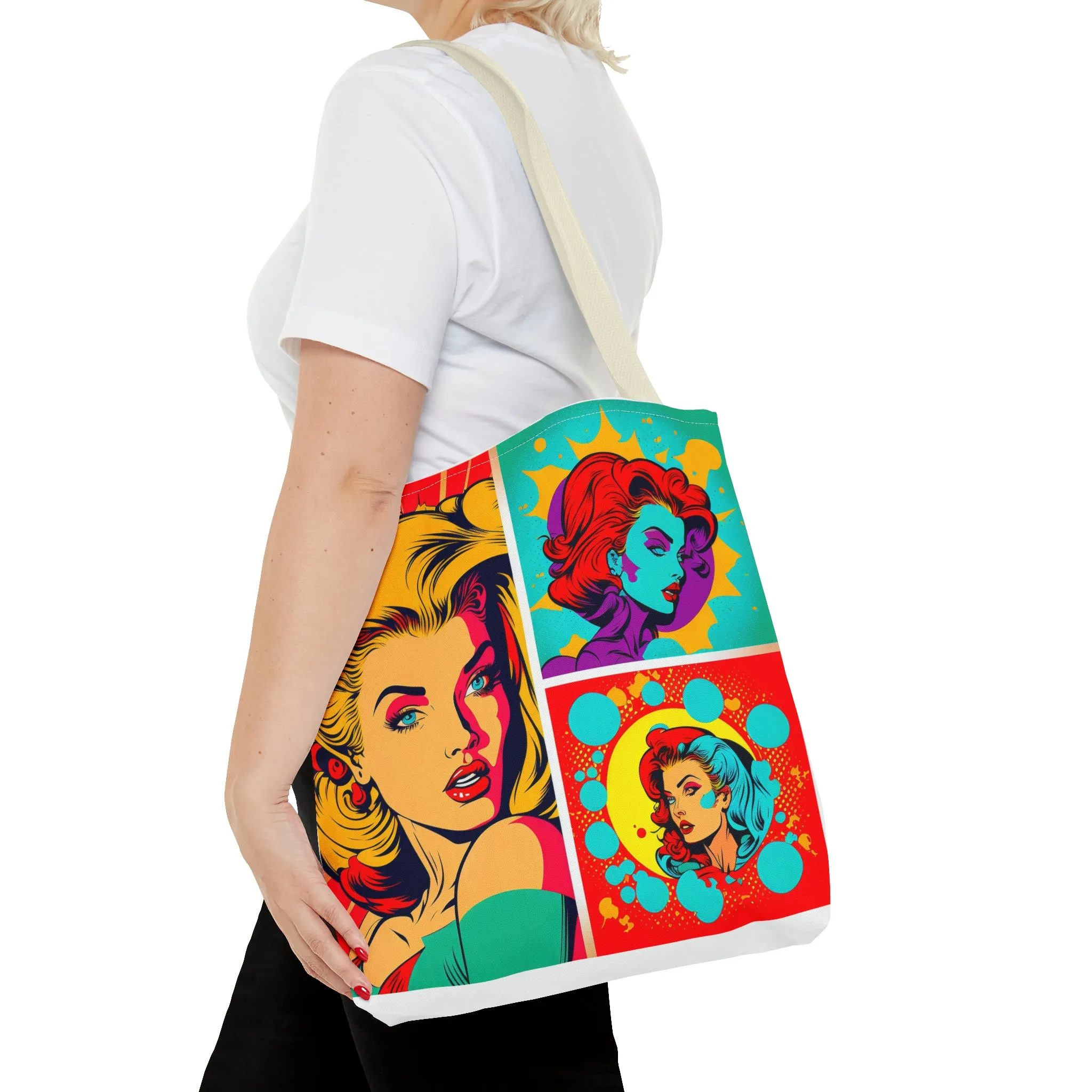 Comic girl Tote Bag