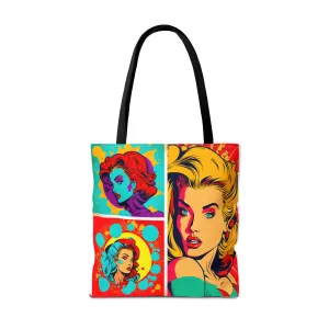 Comic girl Tote Bag