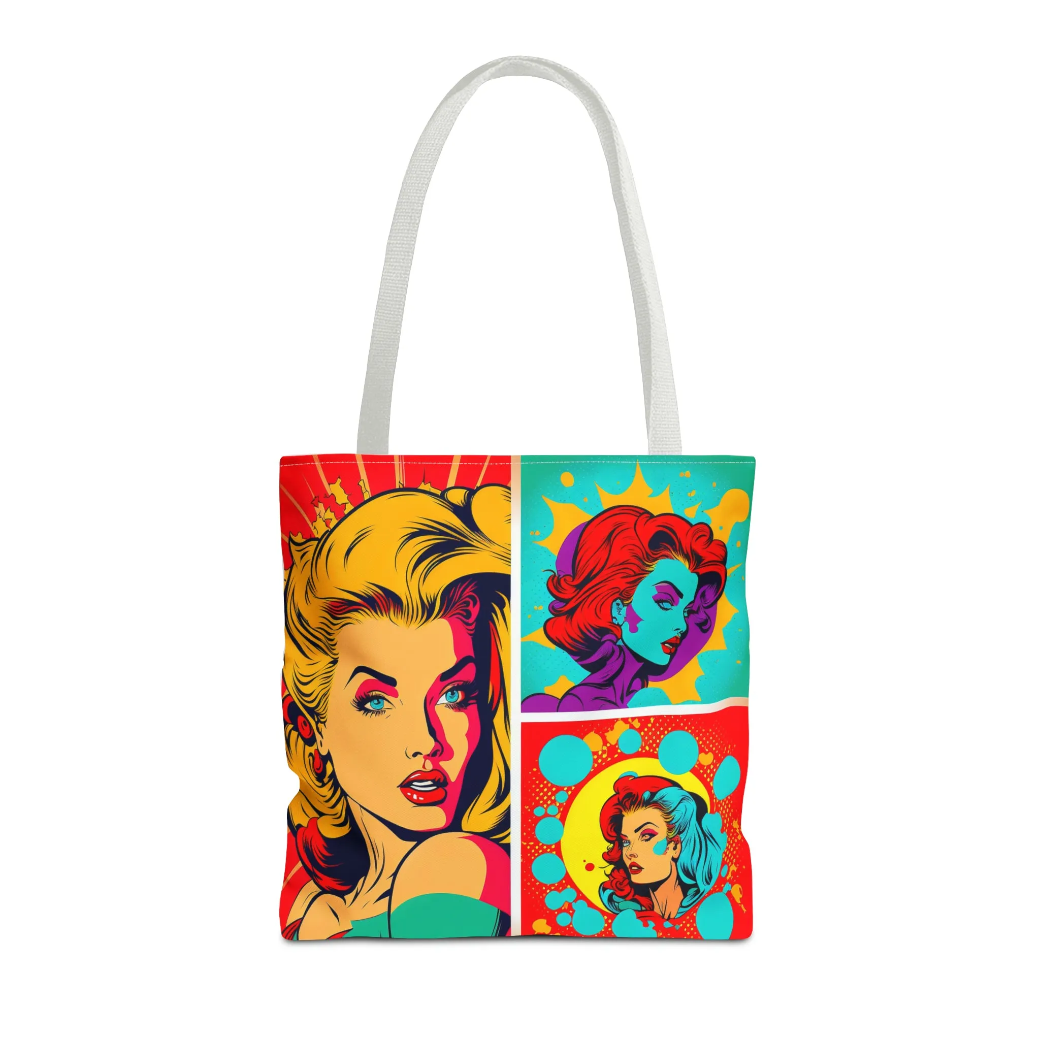 Comic girl Tote Bag