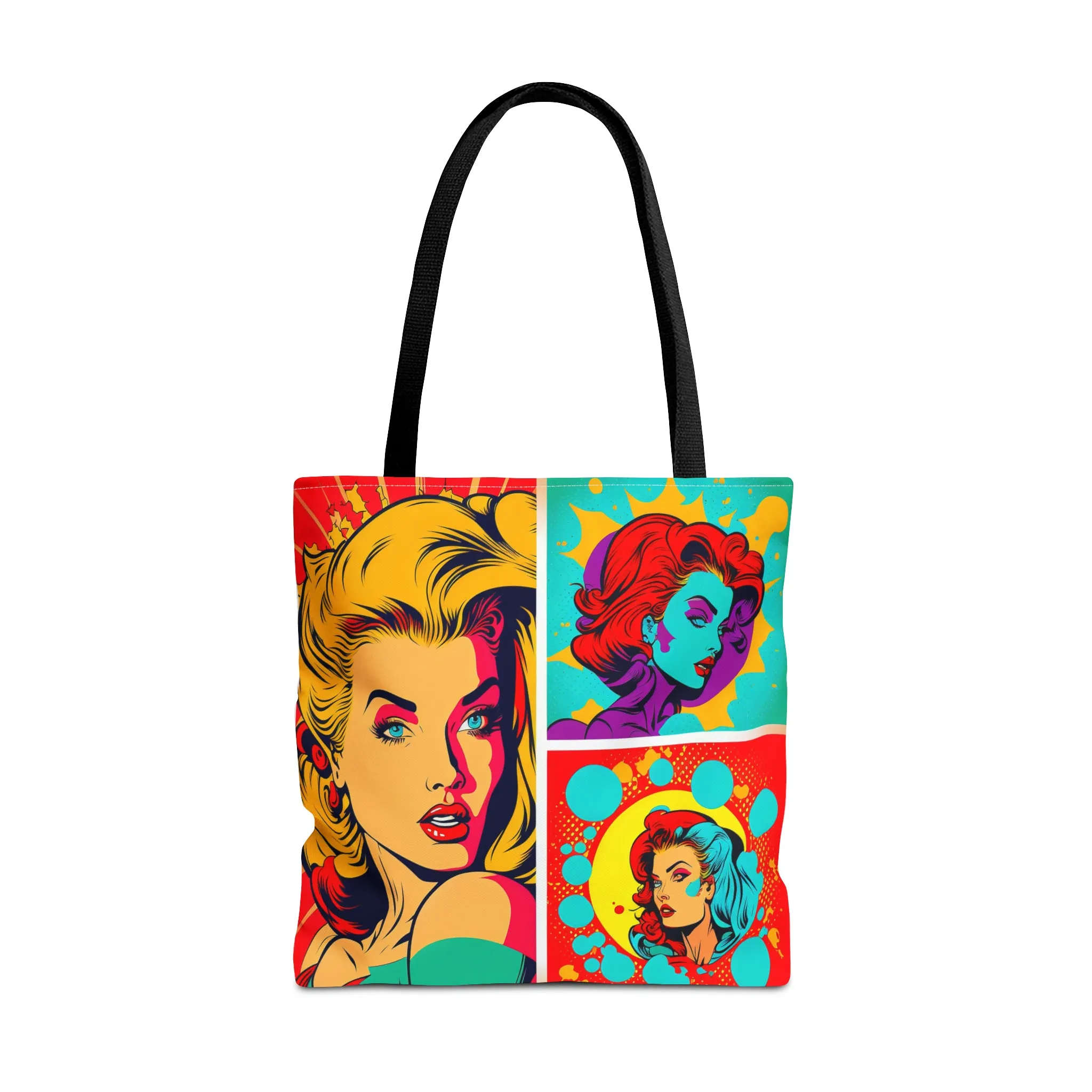 Comic girl Tote Bag