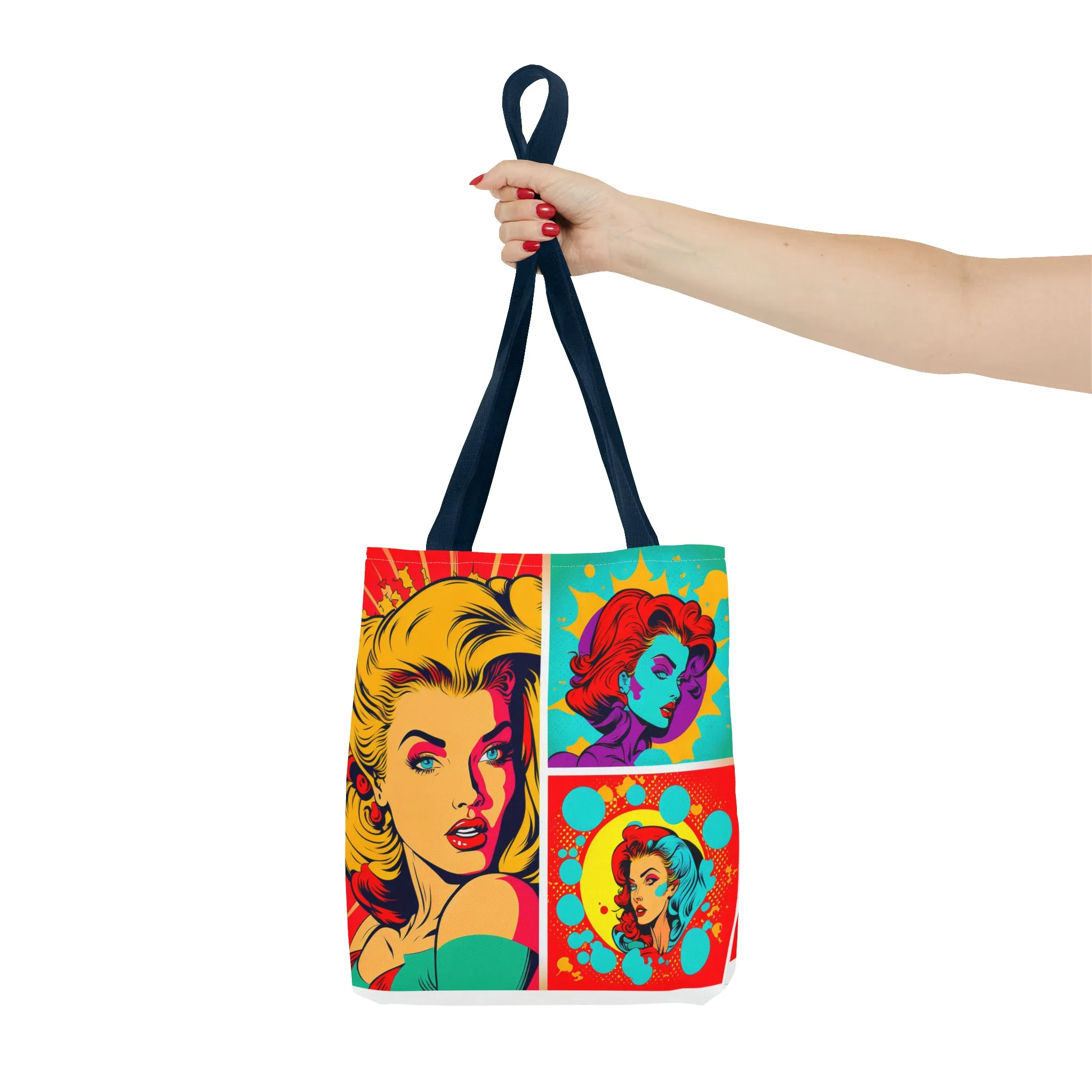 Comic girl Tote Bag