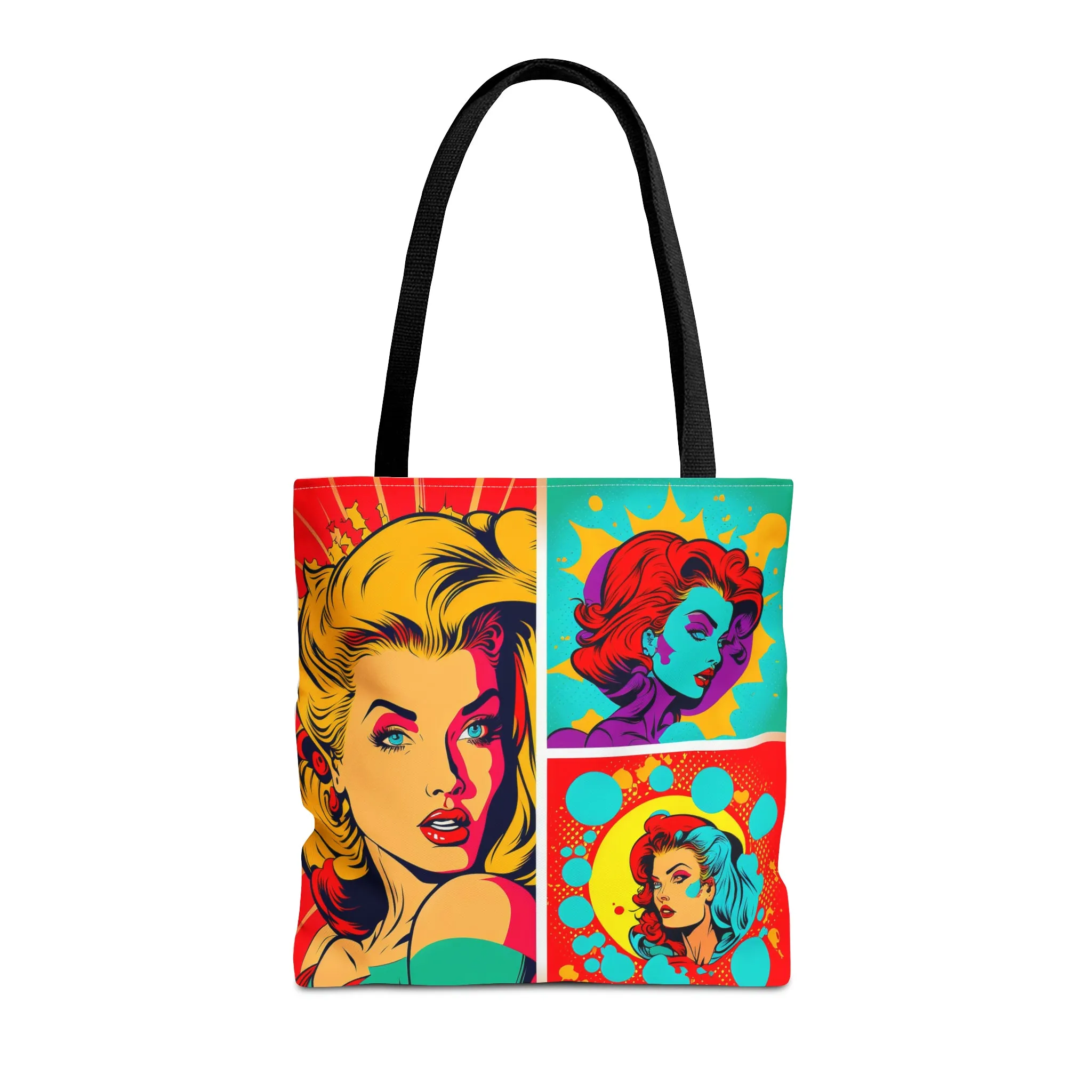 Comic girl Tote Bag