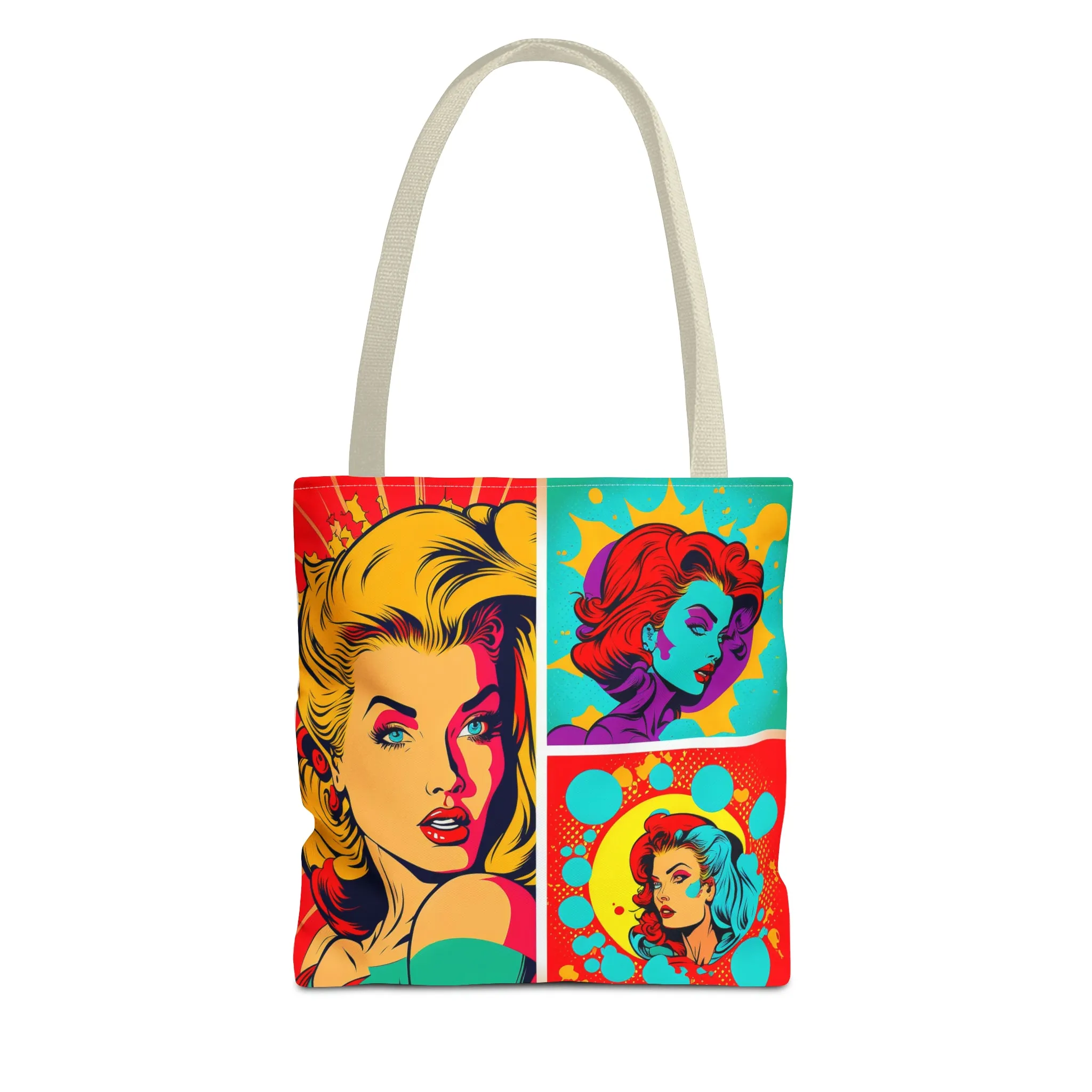 Comic girl Tote Bag