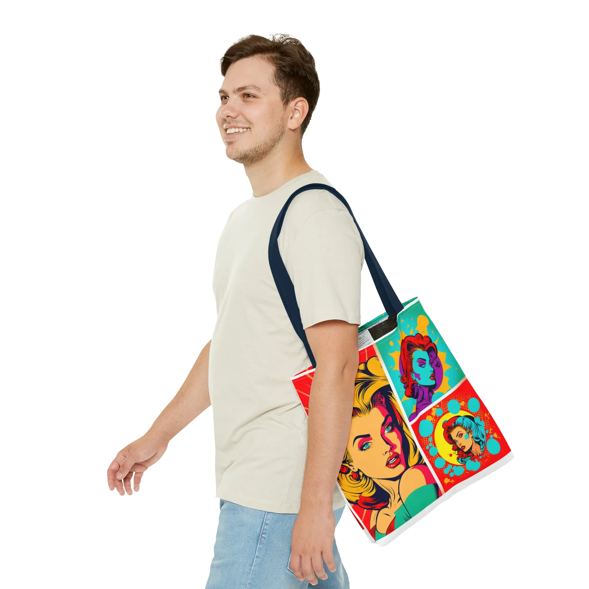 Comic girl Tote Bag