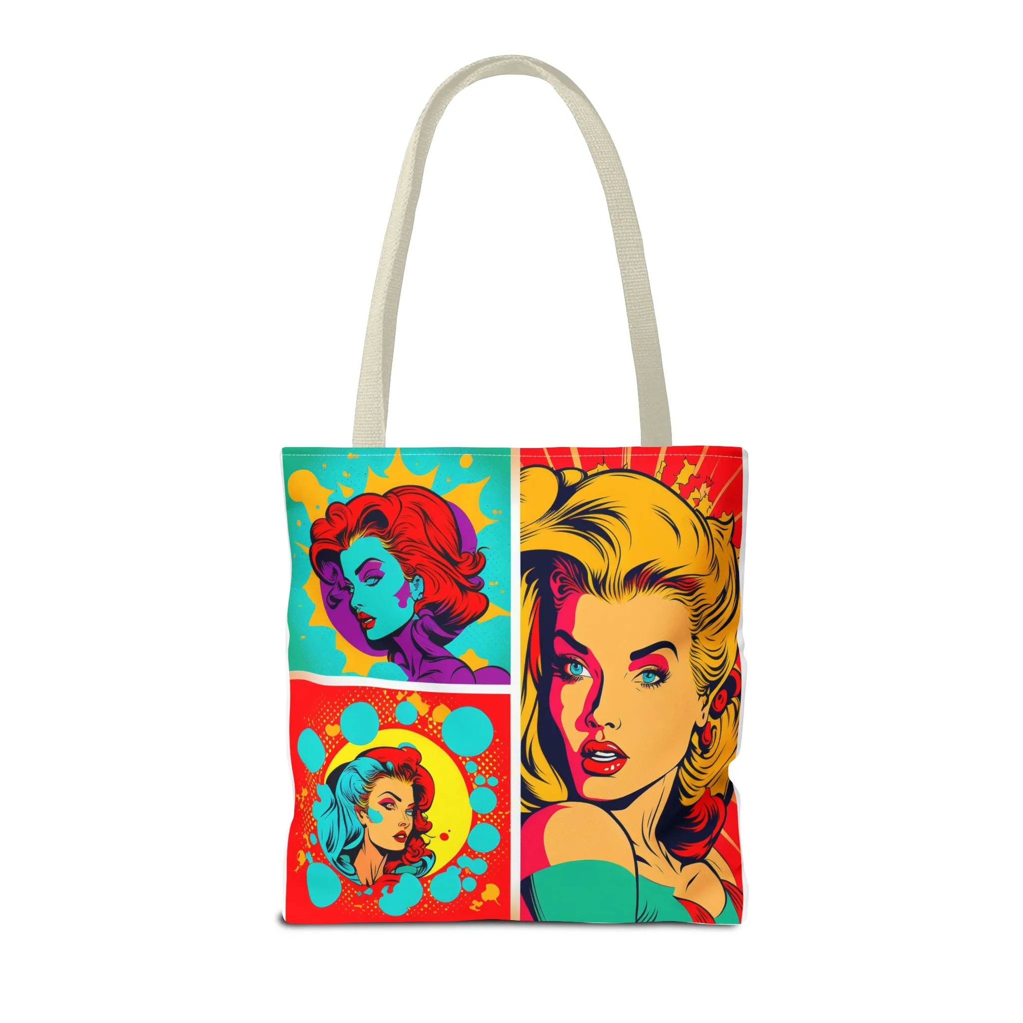 Comic girl Tote Bag