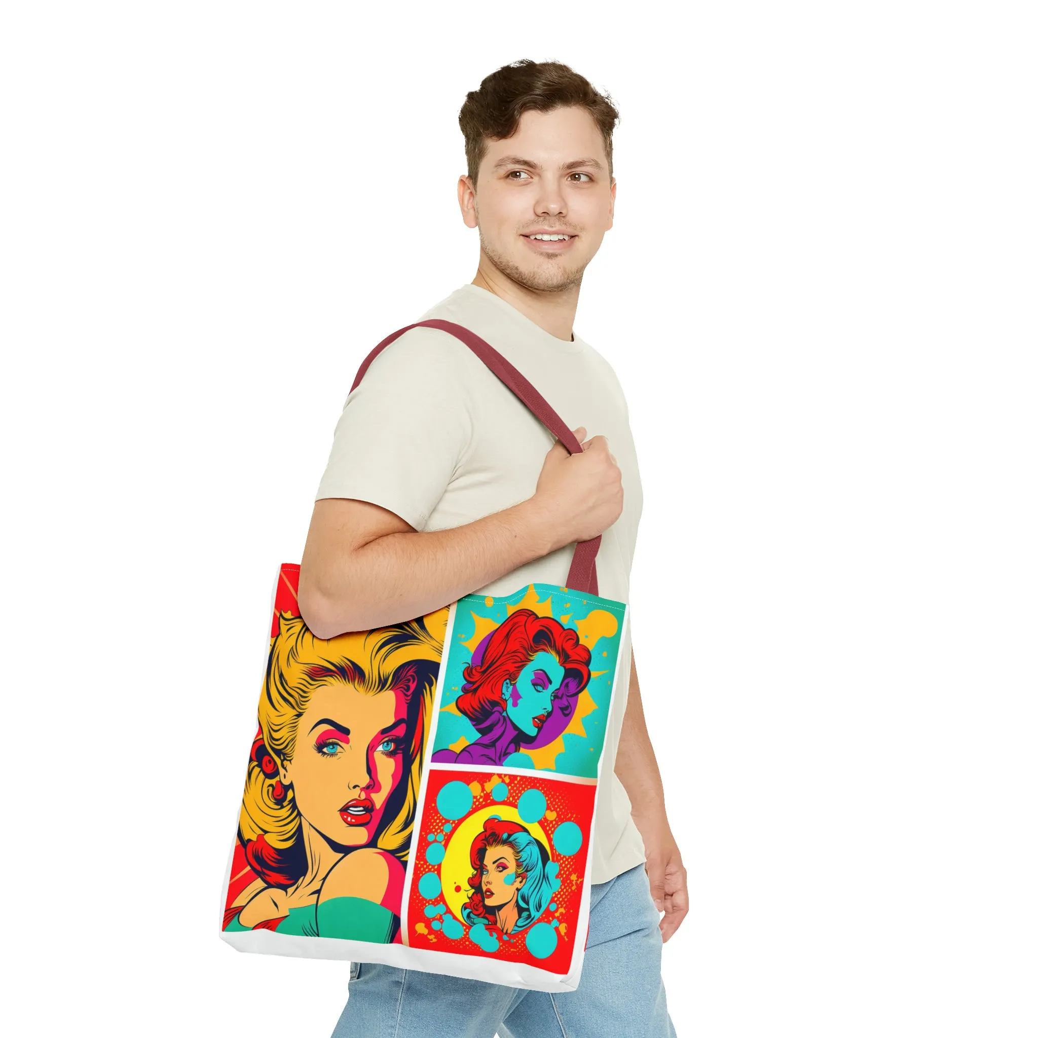 Comic girl Tote Bag