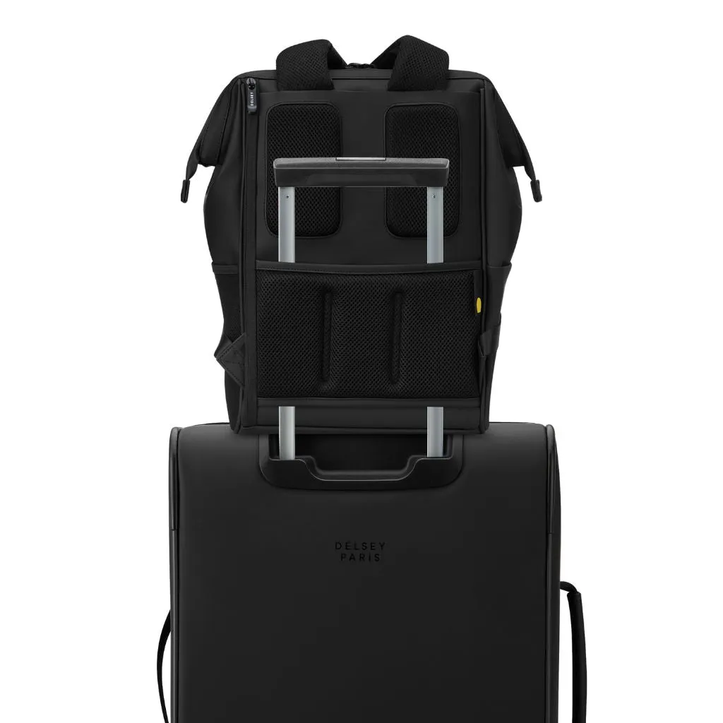 Delsey Turenne Soft Laptop Backpack 14" - Black