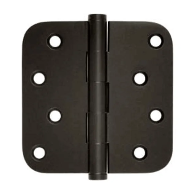 Emtek 91034 Steel Plain Bearing Hinge, 4" x 4", with 5/8" Radius Corners - Sold in Pairs