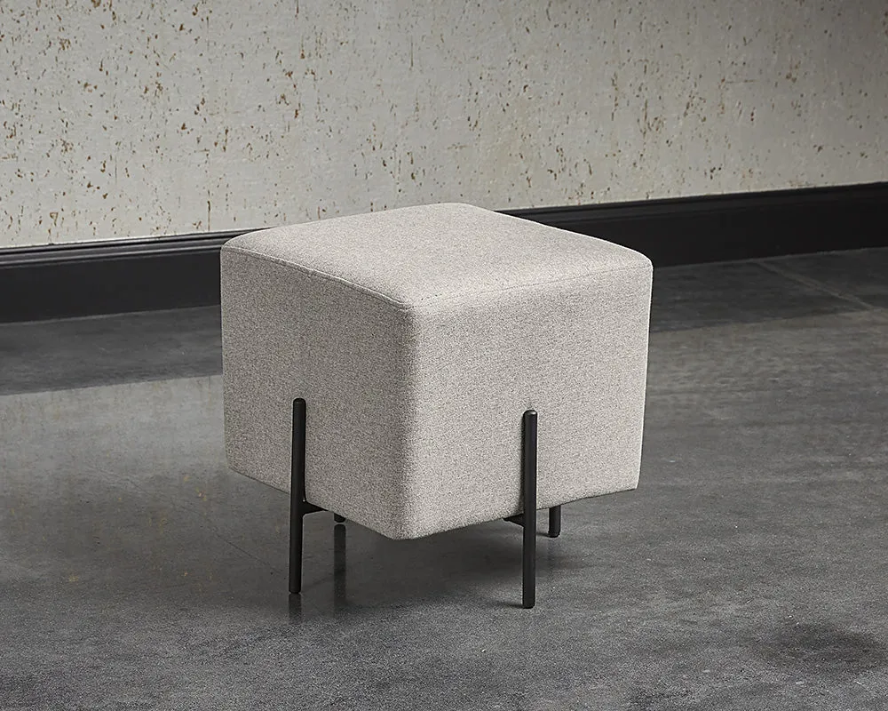 Heston Ottoman - Black