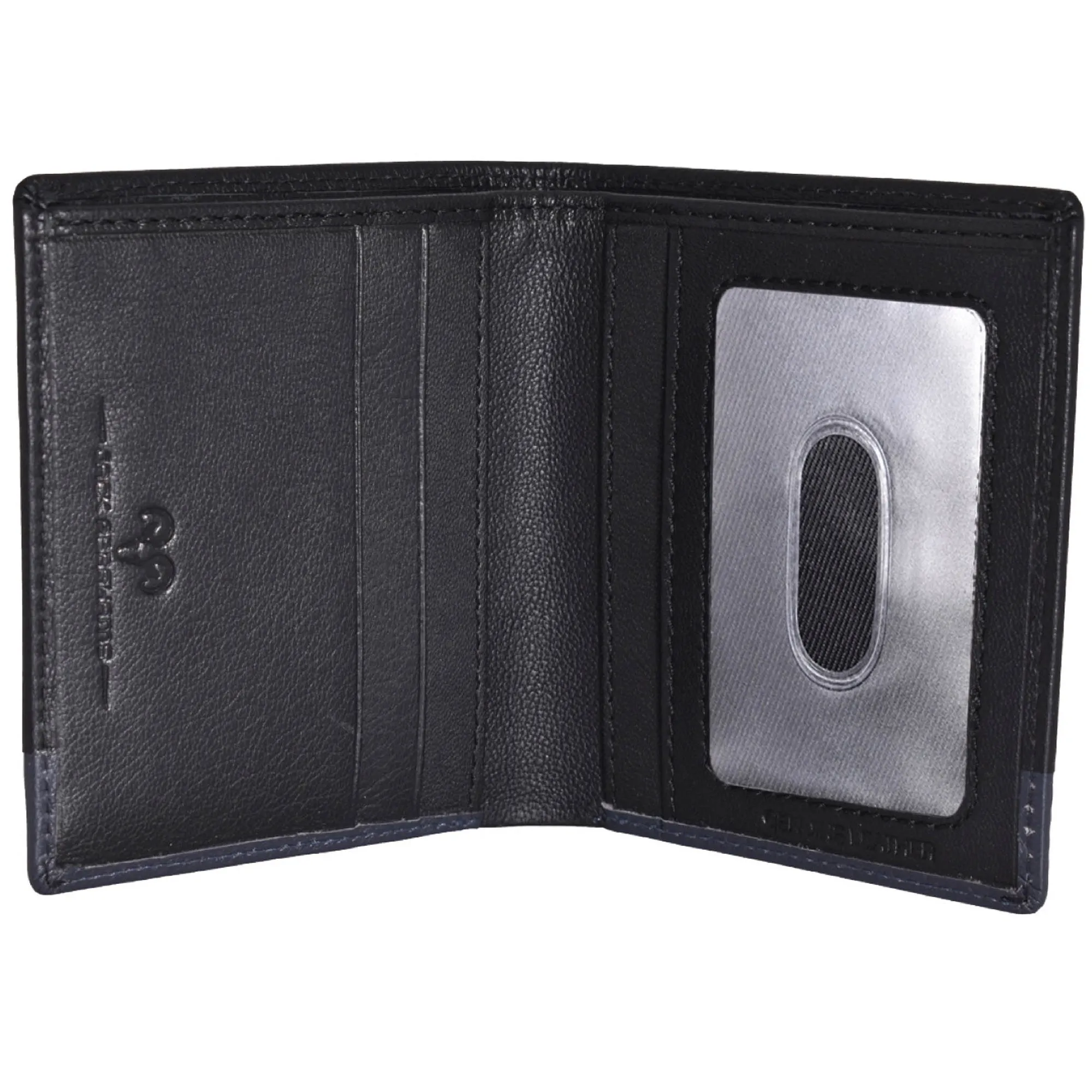 Jack Abrahams Bi-Fold RFID Wallet With ID Window Pocket