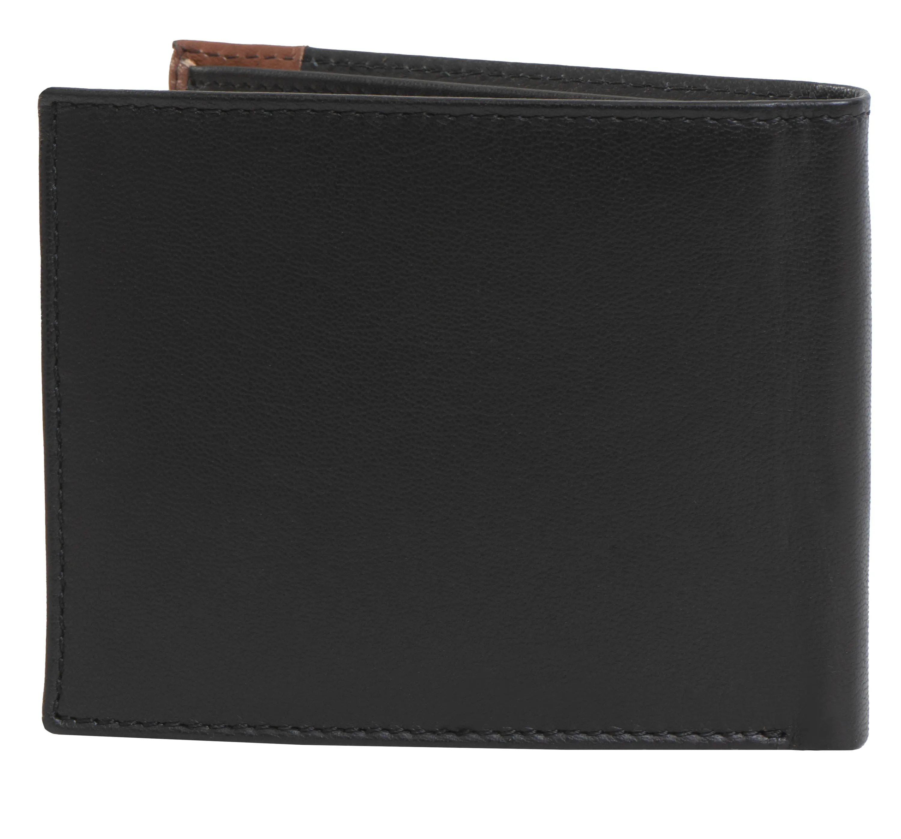 Jack Abrahams Bi-Fold RFID Wallet With ID Window Pocket