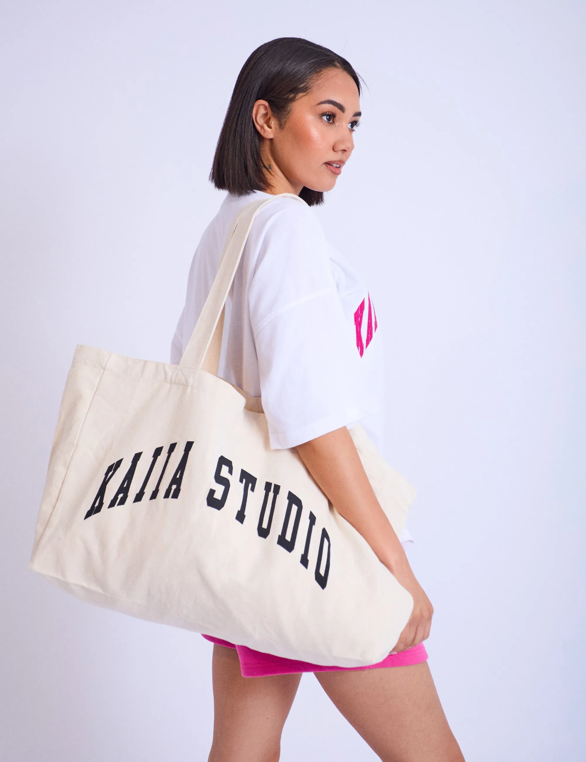 Kaiia Studio Tote Bag Cream & Black