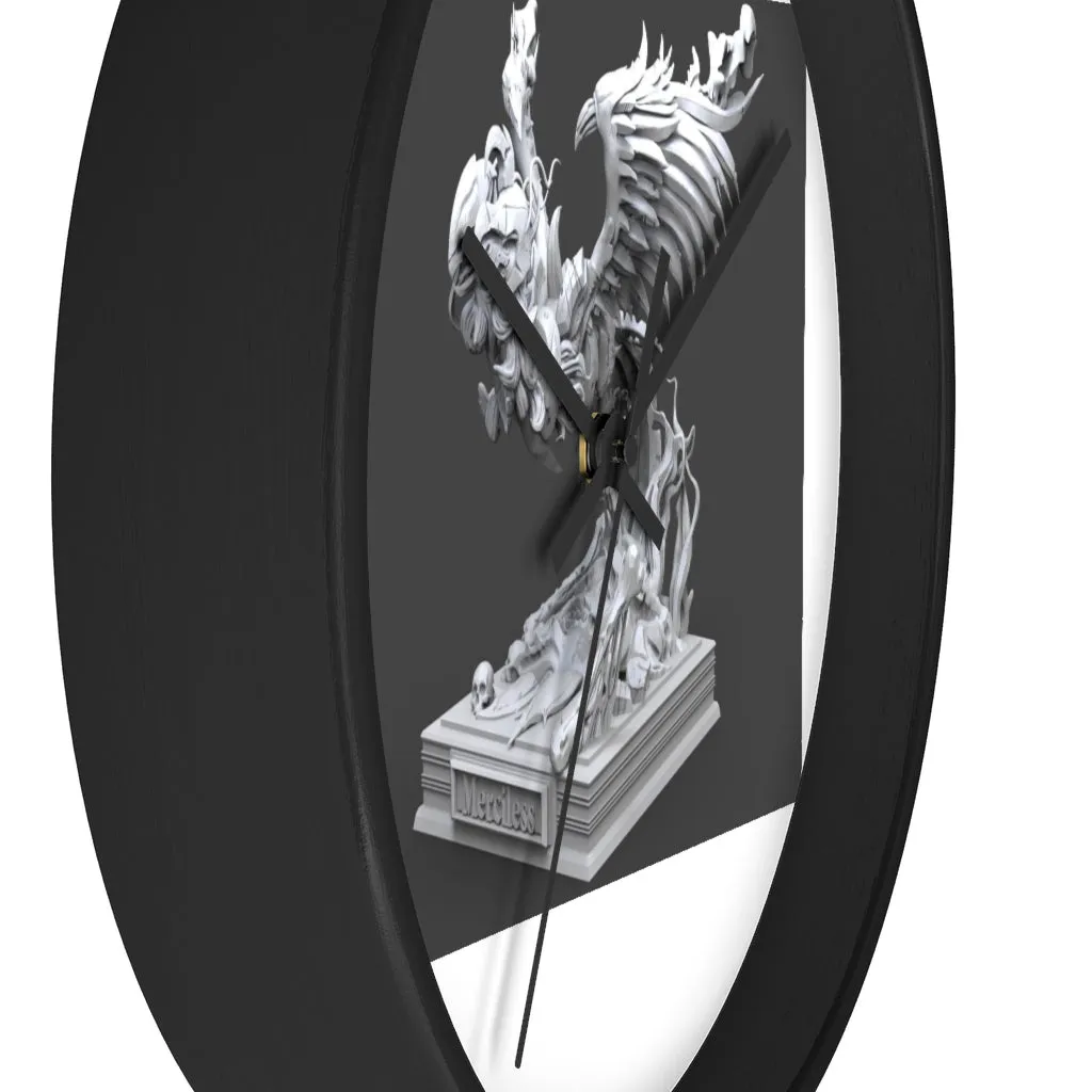 Merciless the Flaming SkyBird Wall clock