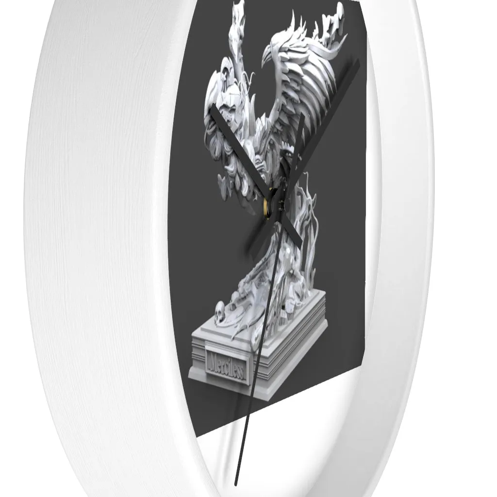 Merciless the Flaming SkyBird Wall clock