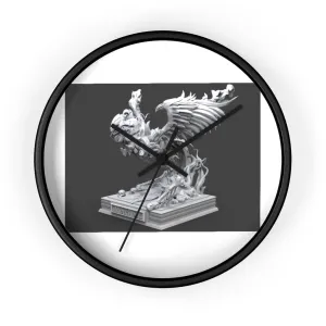 Merciless the Flaming SkyBird Wall clock