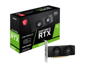 Msi Graphics Card Geforce Rtx 3050 Lp 6G Oc - 6 Gb Gddr6 Oc