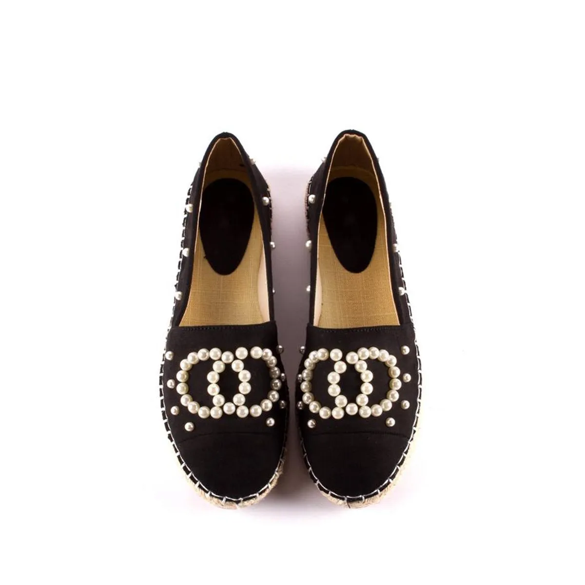 Penelope Pearl Embellished Espadrille