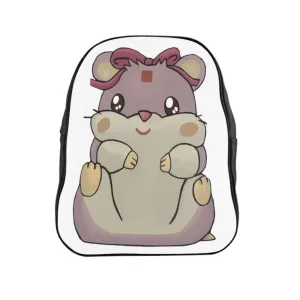 Purple Hamster School Backpack