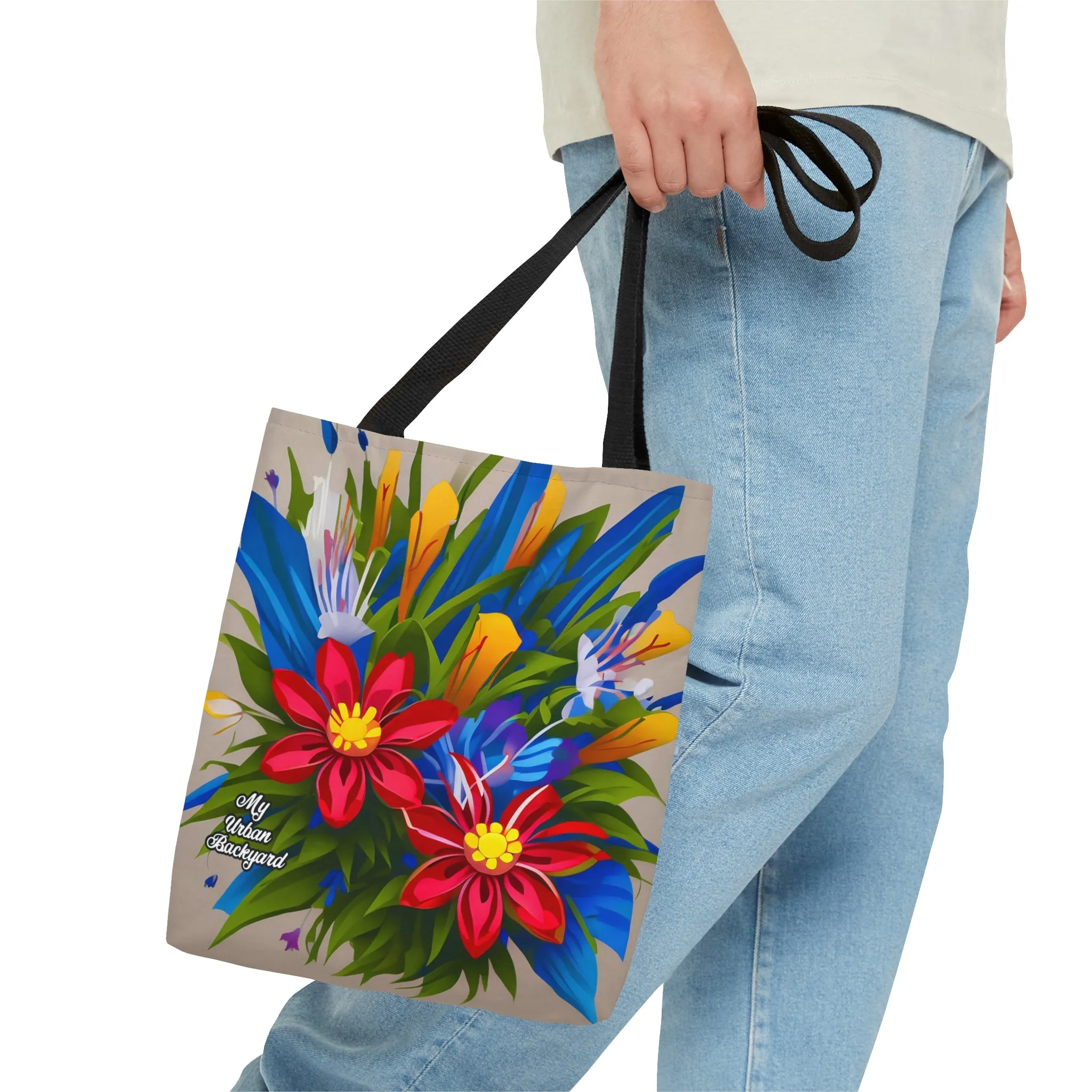 Vibrant Wildflowers, Tote Bag for Everyday Use - Durable and Functional