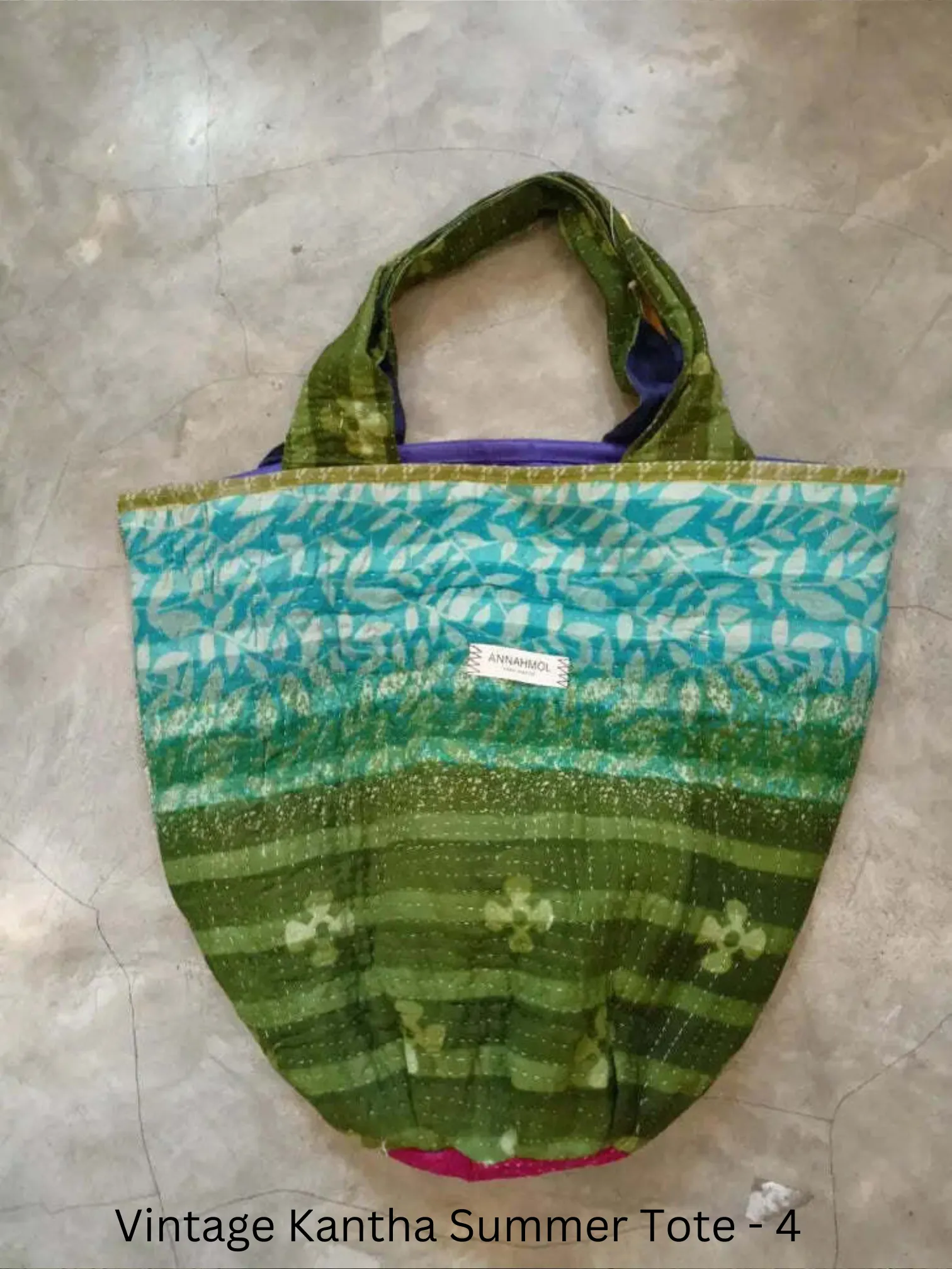 Vintage Kantha  Summer Tote 2