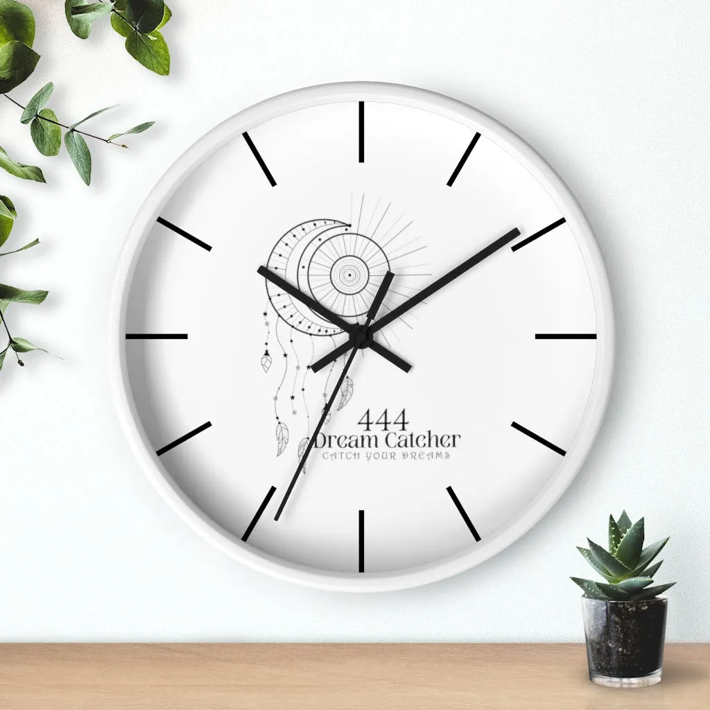 Yoga Spiritual Meditation Wall clock - Protection 444 Angel Number