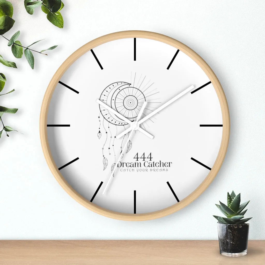 Yoga Spiritual Meditation Wall clock - Protection 444 Angel Number