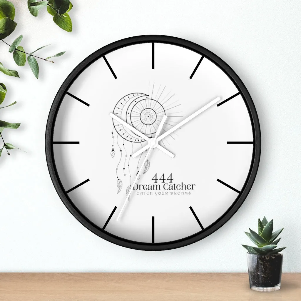 Yoga Spiritual Meditation Wall clock - Protection 444 Angel Number