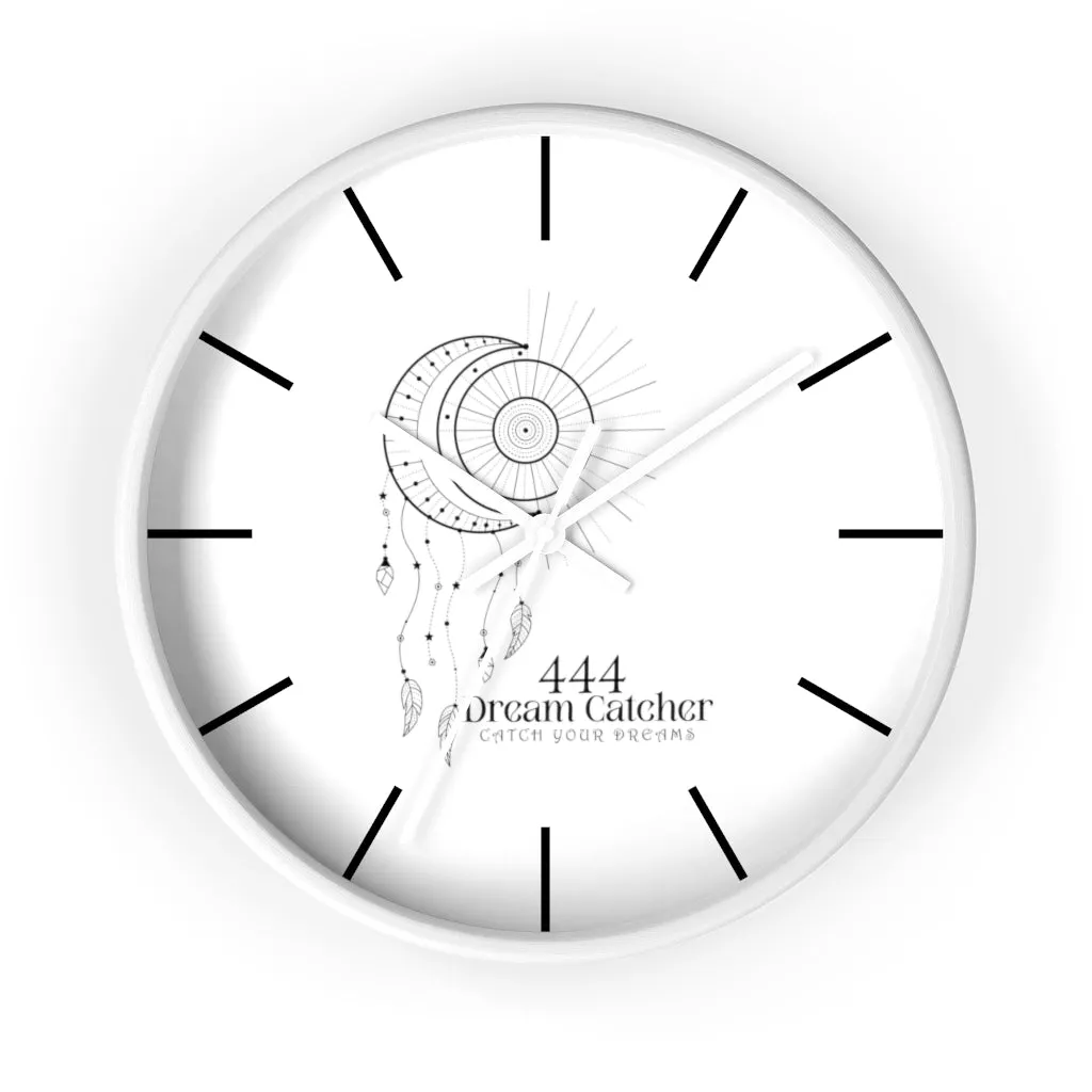 Yoga Spiritual Meditation Wall clock - Protection 444 Angel Number